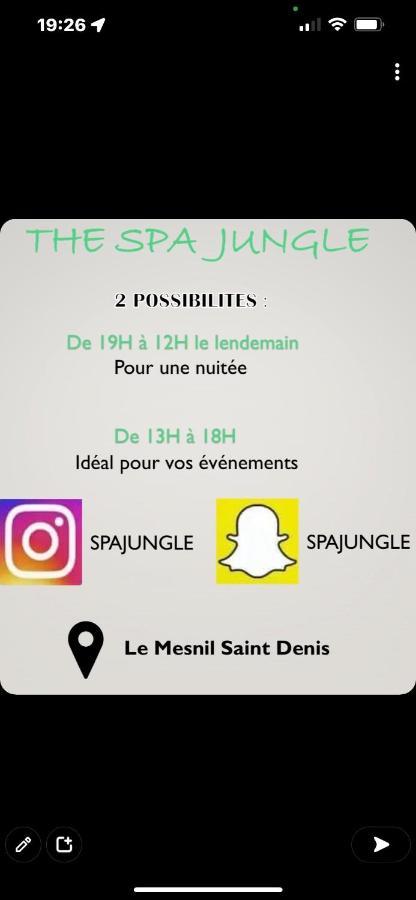 Spa Jungle Le Mesnil-Saint-Denis Εξωτερικό φωτογραφία